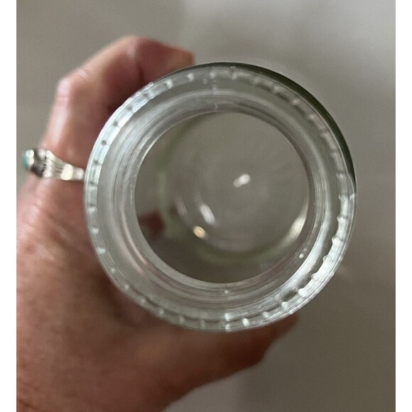 Vintage Log Cabin Syrup Dispenser Pitcher Glass 9" Tall - Picture 4 of 8